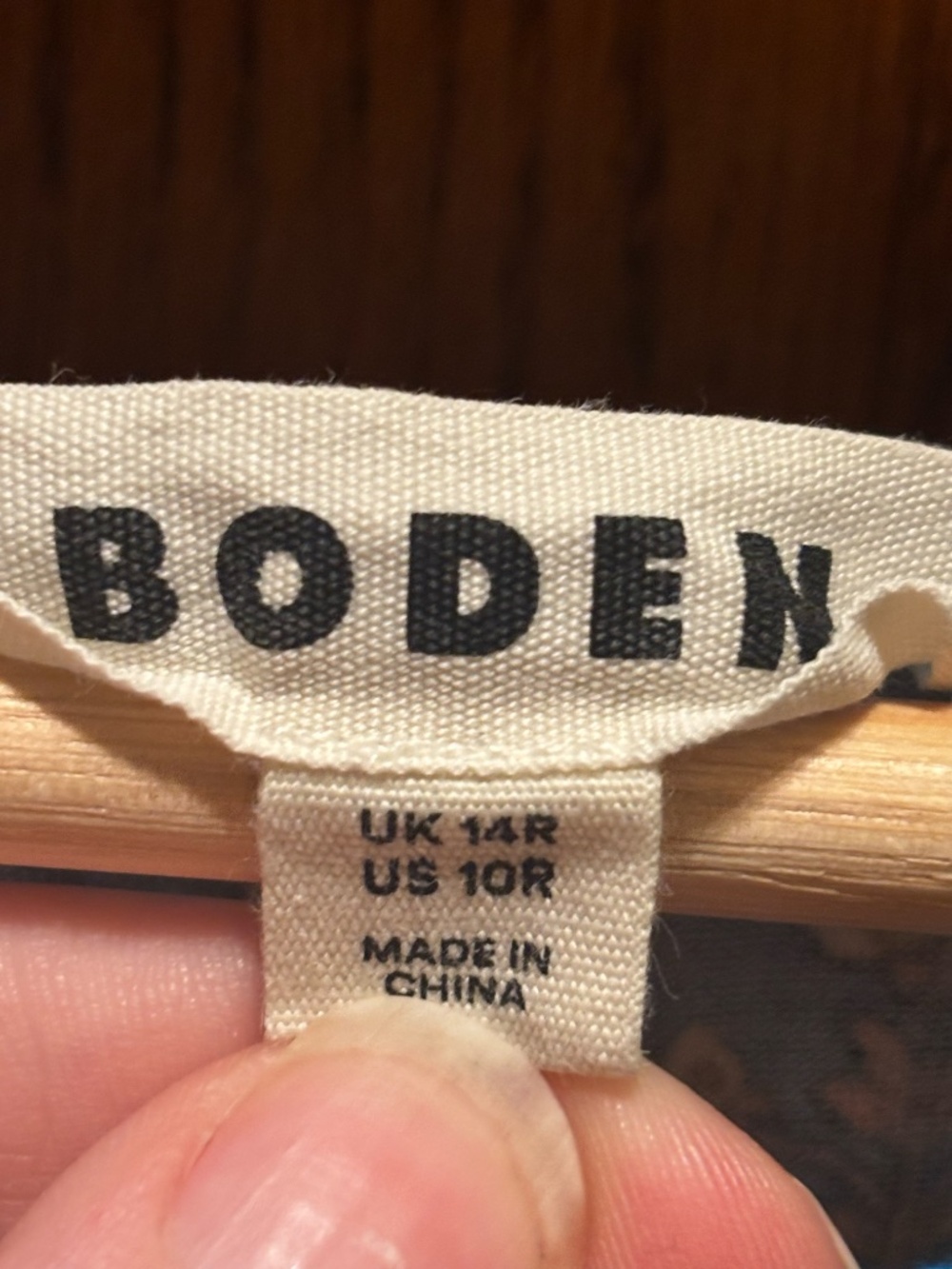 Boden Thea Sleeveless Midi Dress, Indigo Bunting Passion Stem Size 10R - Picture 8 of 9